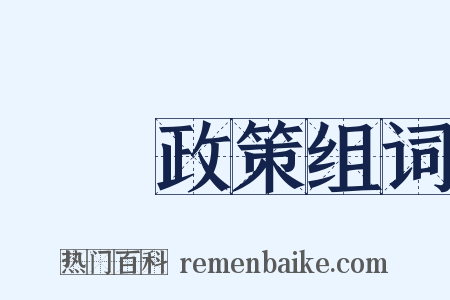 經濟政策组词是什么意思的图片